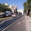 Flushing Avenue Bike Lane Almost In, With JERSEY BARRIERS